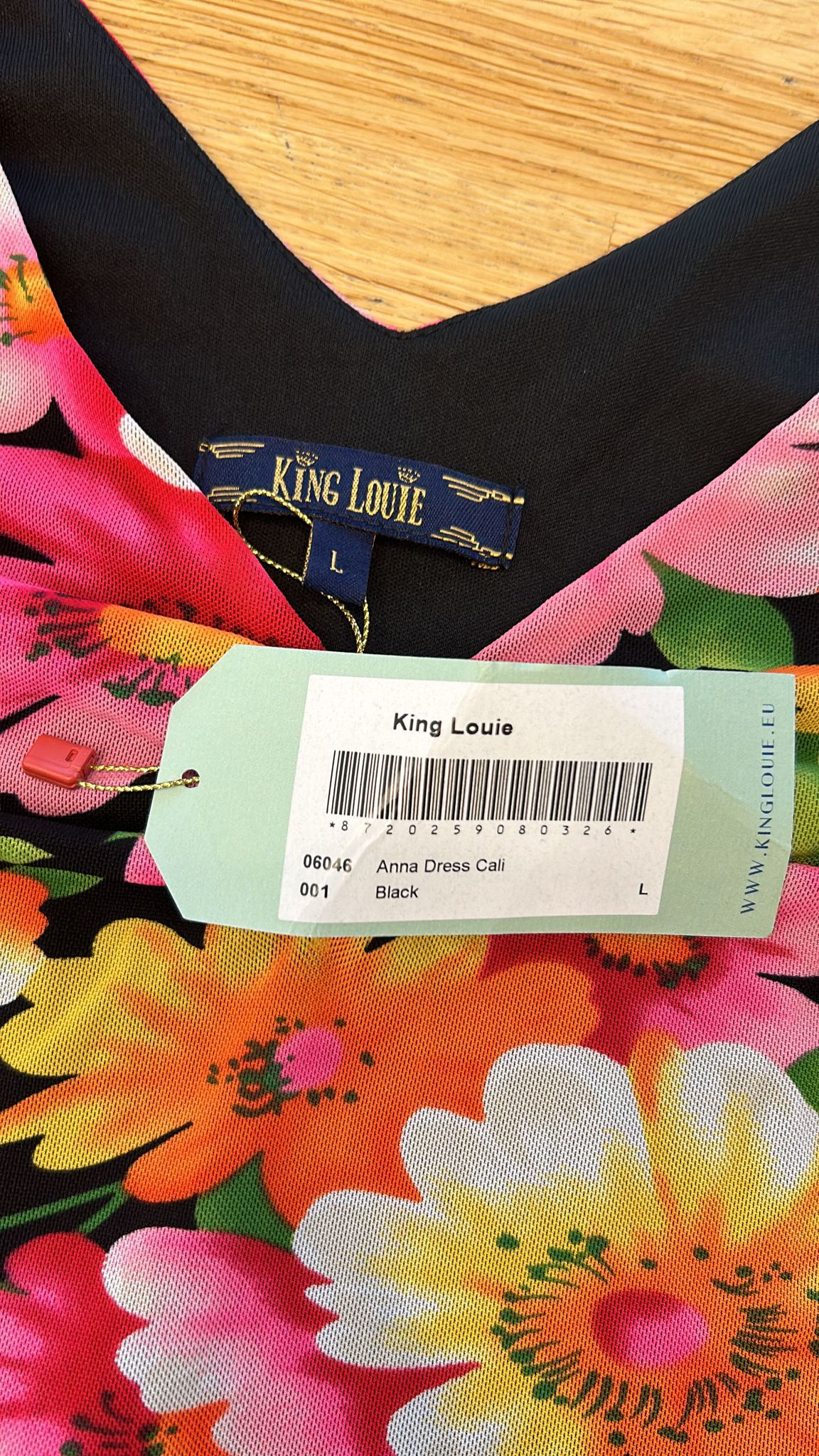 King Louie - maat L - Anna calli dress NIEUW