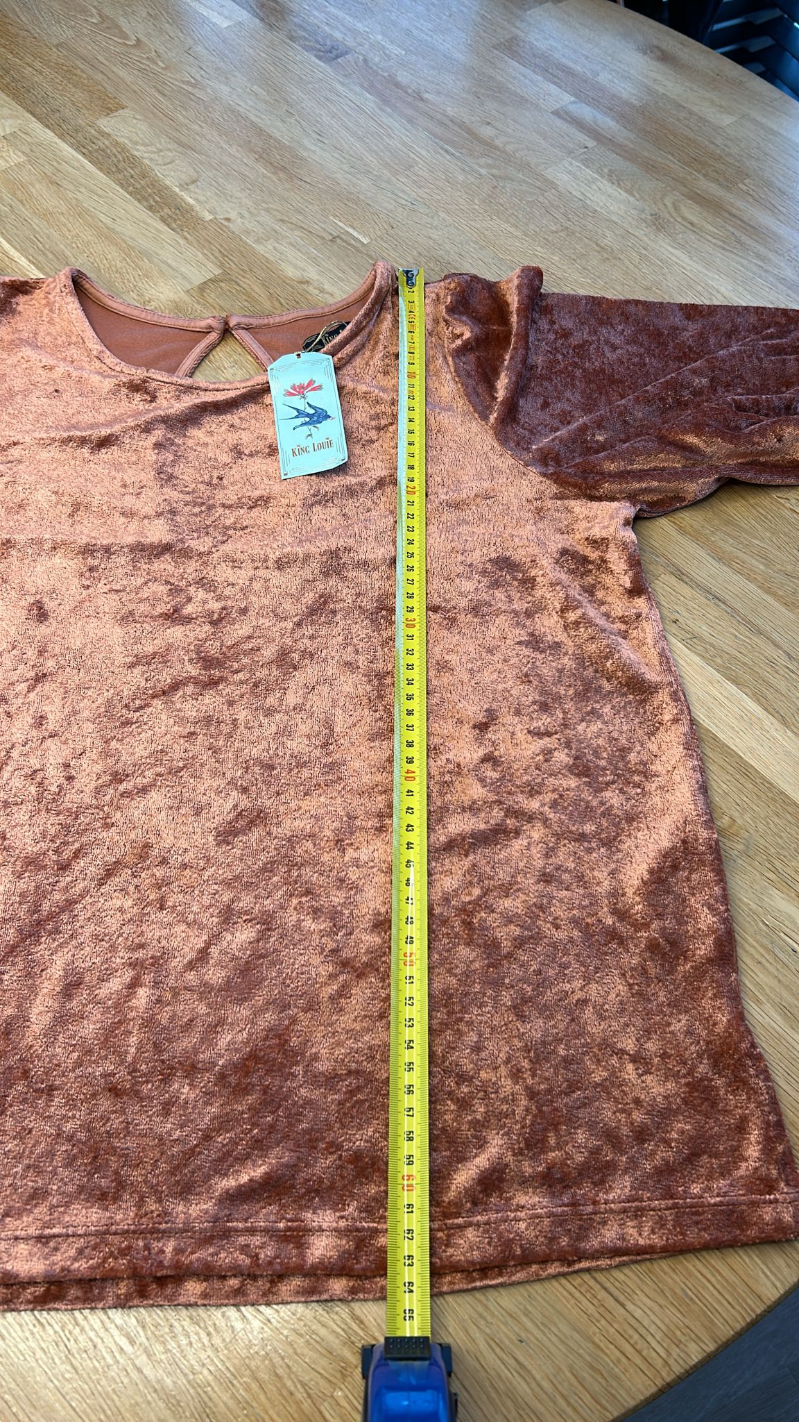 King Louie - maat XL - dusty rose lizzy top pepper NIEUW