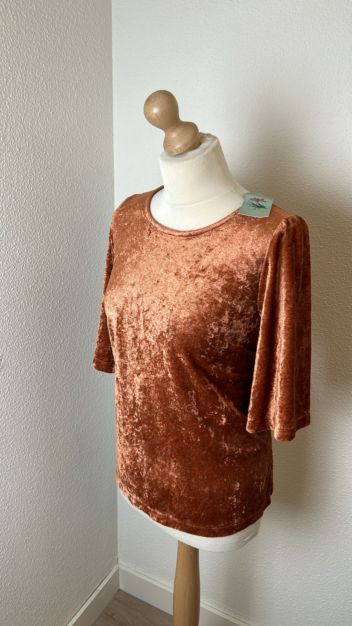 King Louie - maat XL - dusty rose lizzy top pepper NIEUW
