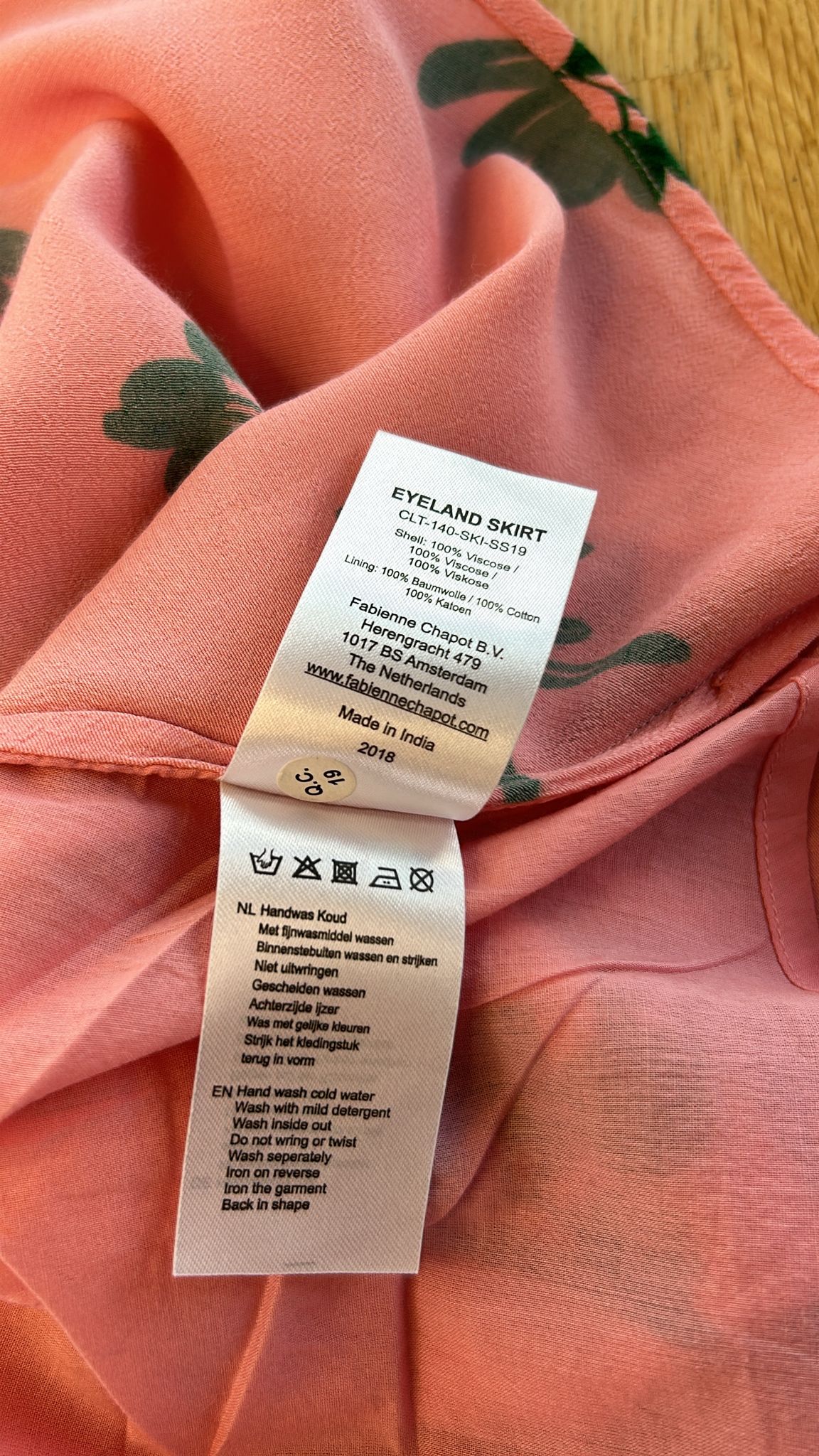 Fabienne Chapot - maat L - eyeland skirt NIEUW
