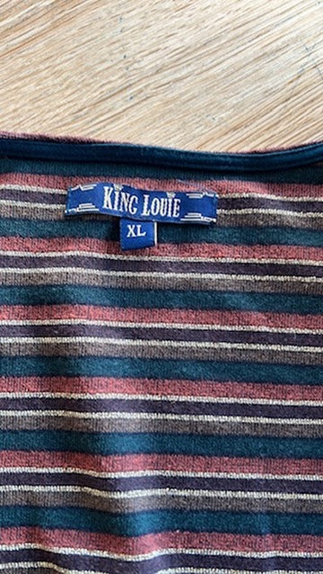 King Louie - maat XL - velvet wikkel jurk