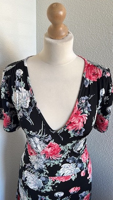 King Louie - maat L - retro bloemen jurk
