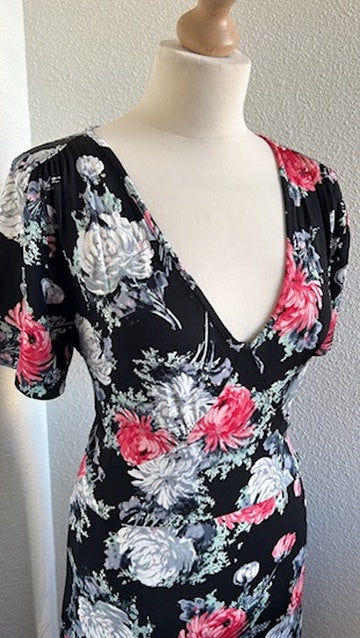 King Louie - maat L - retro bloemen jurk