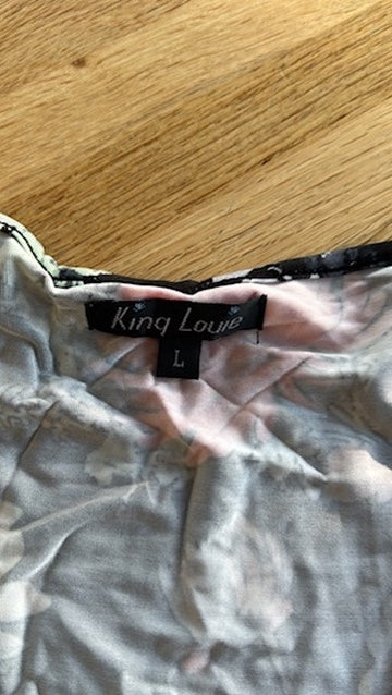 King Louie - maat L - retro bloemen jurk