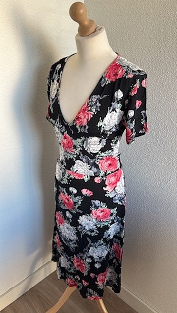 King Louie - maat L - retro bloemen jurk