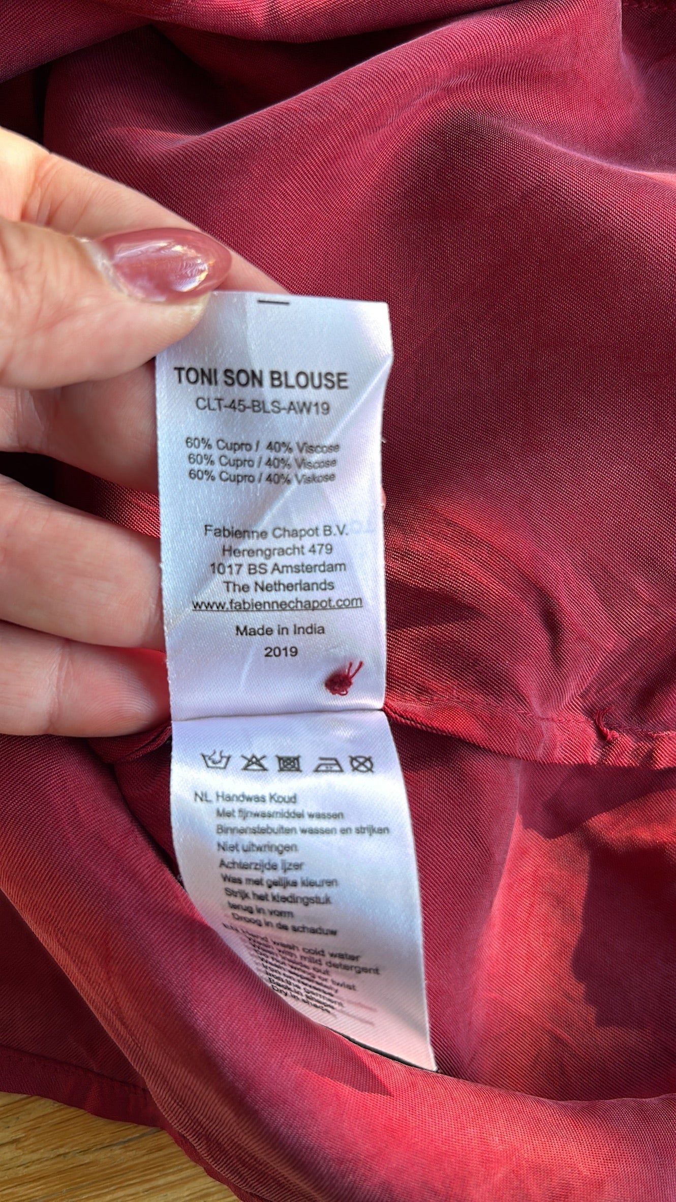 Fabienne Chapot - maat 40 - Toni son blouse