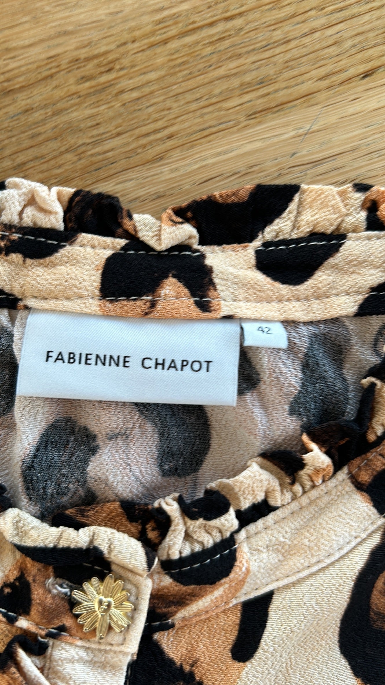 Fabienne Chapot - maat 42 - leo frill blouse