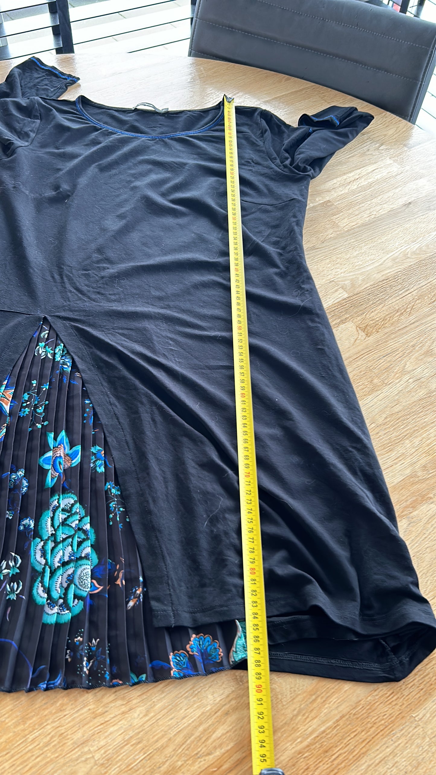 Desigual - maat XL - retro jurk plisse