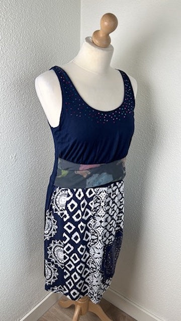 Desigual - maat XL - retro zomer jurk
