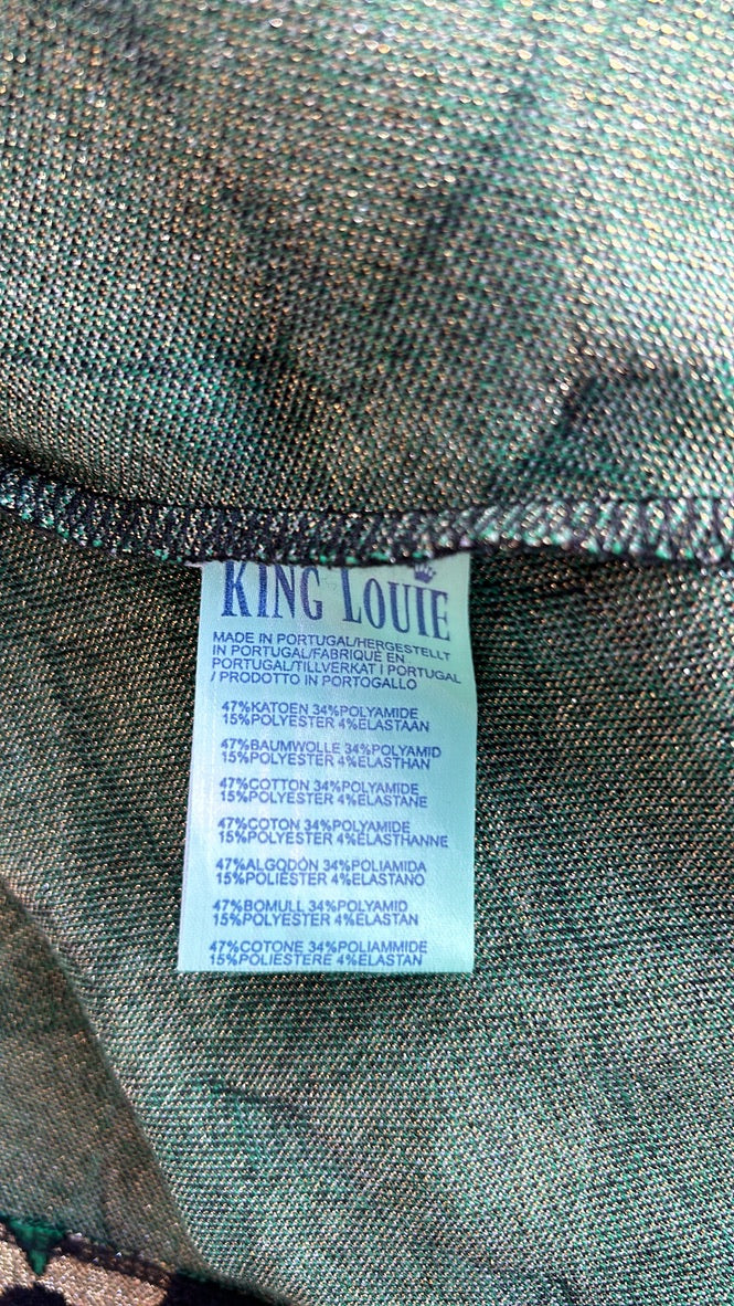 King Louie - maat M - winter glitter jurk