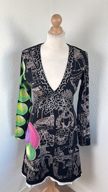 Desigual - maat L - bruine jurk
