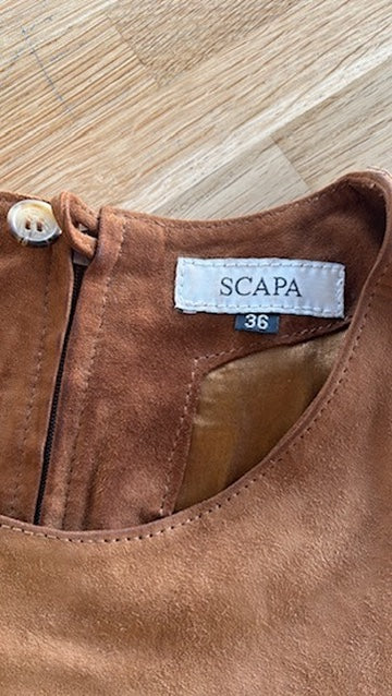 Scapa - maat 36 - suede jurk