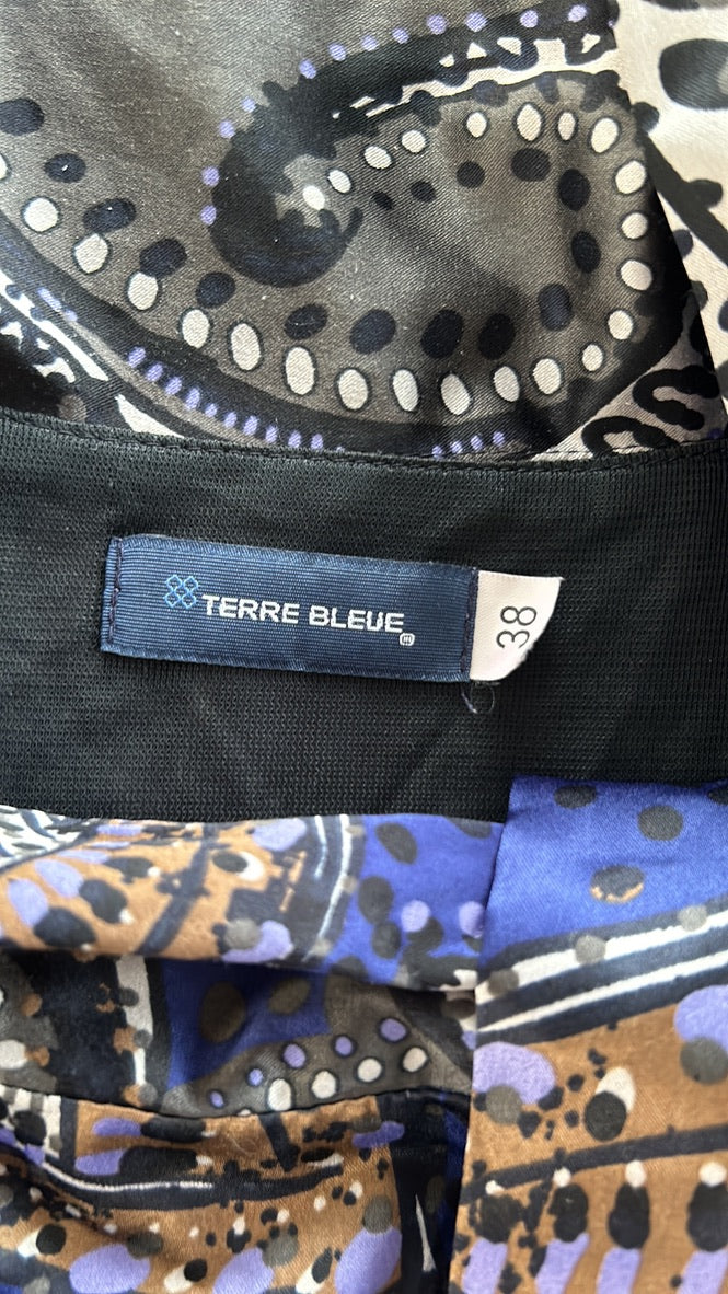 Terre Bleue - maat 38 - satijnen jurk