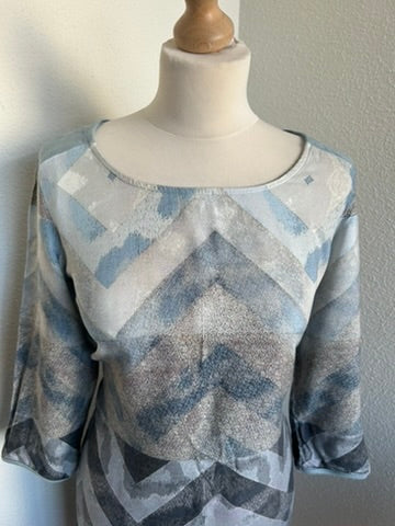 Geisha - maat 40 L - zigzag jurkje
