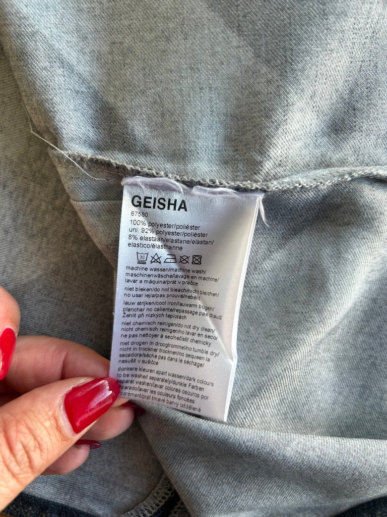 Geisha - maat 40 L - zigzag jurkje
