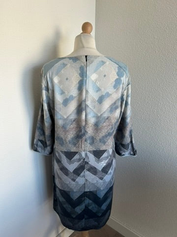 Geisha - maat 40 L - zigzag jurkje
