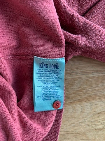 King Louie - maat XL - cardigan vestje