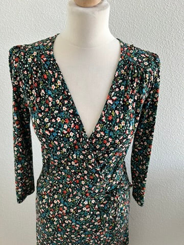 King Louie - maat M - retro bloemen jurk