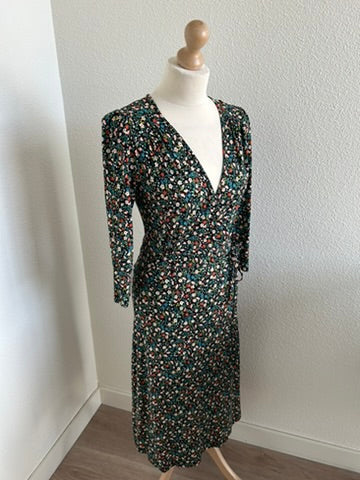 King Louie - maat M - retro bloemen jurk