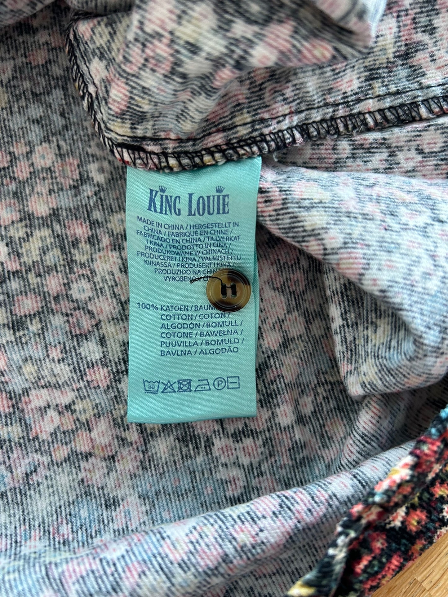 King Louie - maat 42 - rib blouse