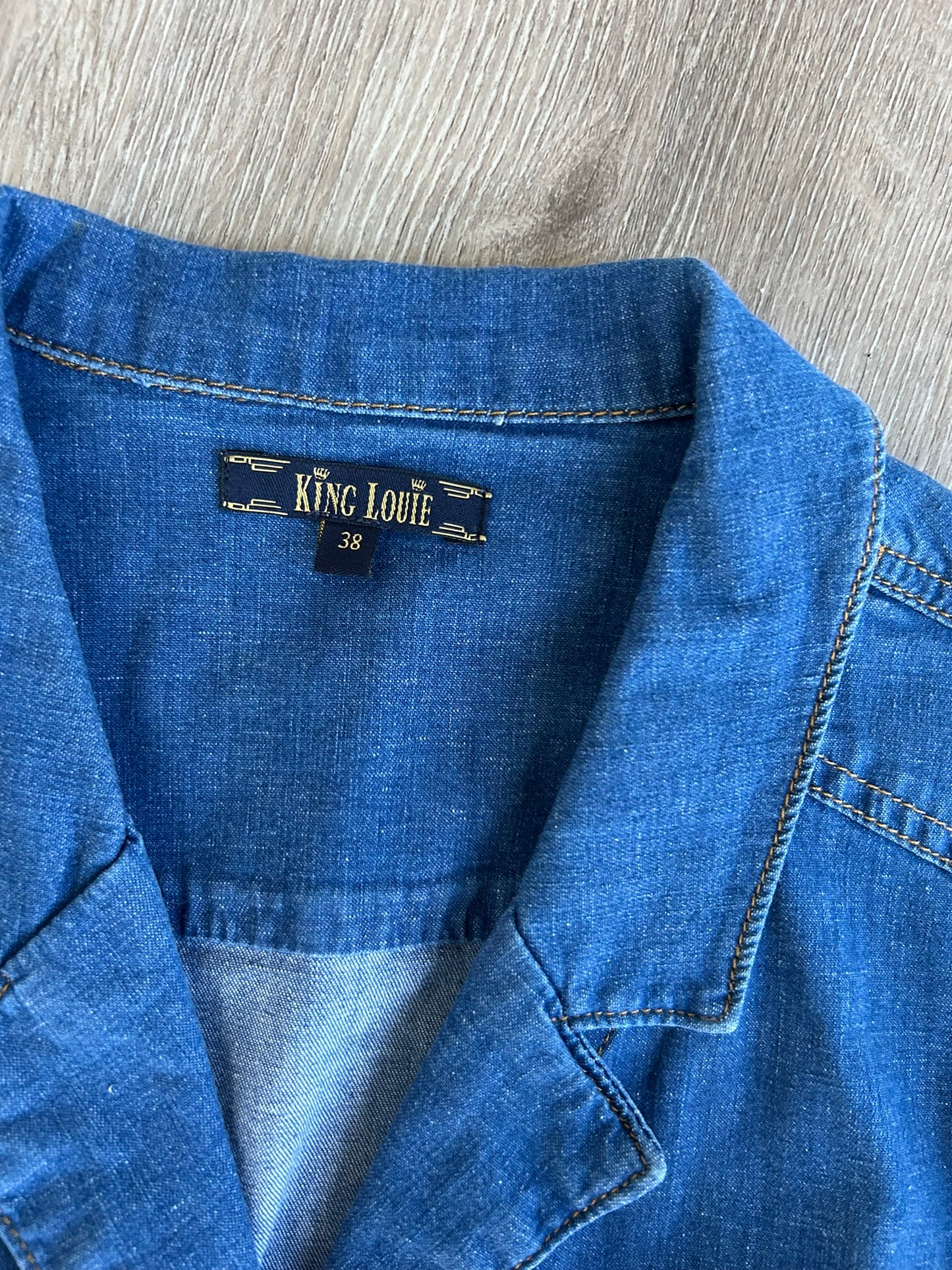 King Louie - maat 38 - spijker jumpsuit