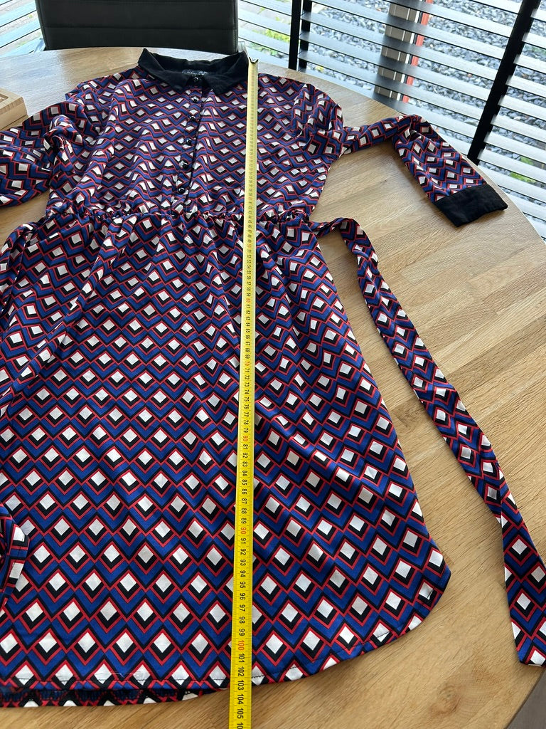 Smashed Lemon - maat 40 L - retro jurk