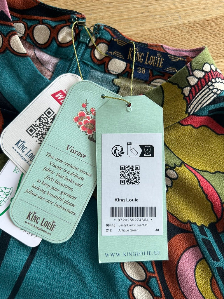 King Louie - maat 38 - Sandy dress Lovechild NIEUW
