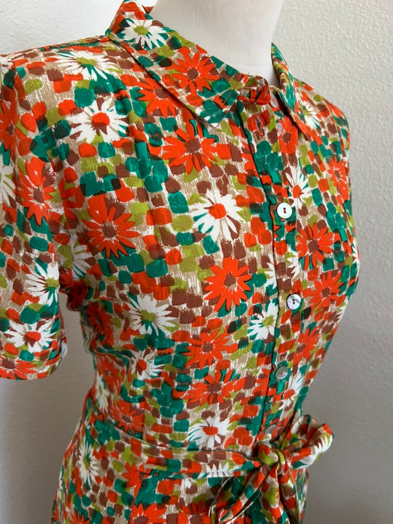 King Louie - maat 44 - blouse jurk