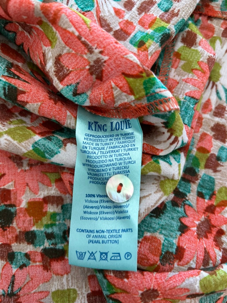King Louie - maat 44 - blouse jurk