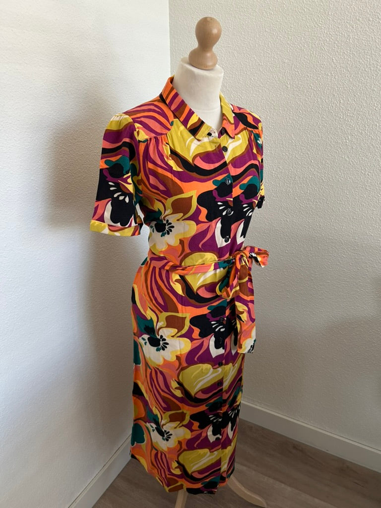 King Louie - maat 44 - blouse jurk