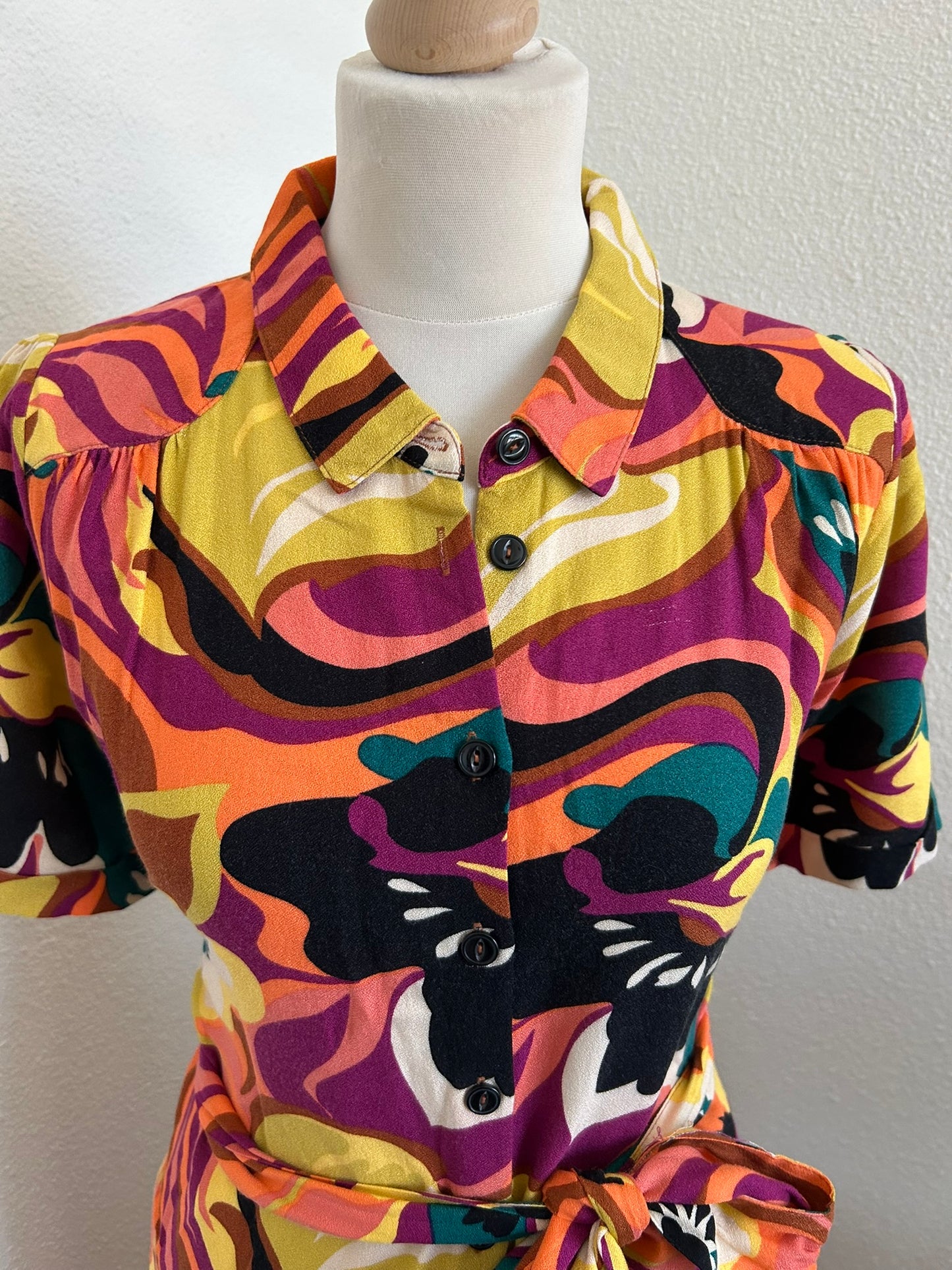 King Louie - maat 44 - blouse jurk