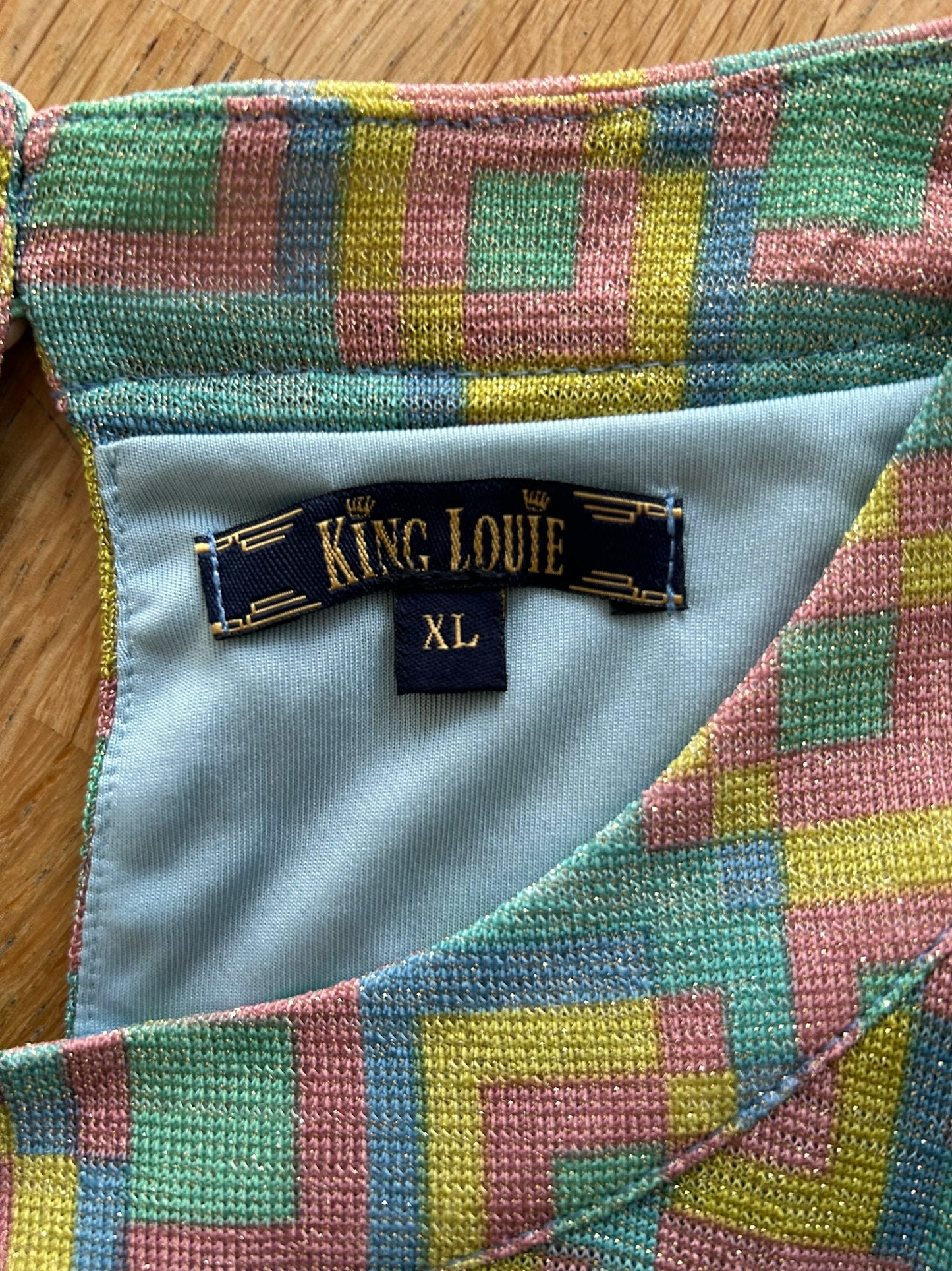 King Louie - maat XL - glitter jurk