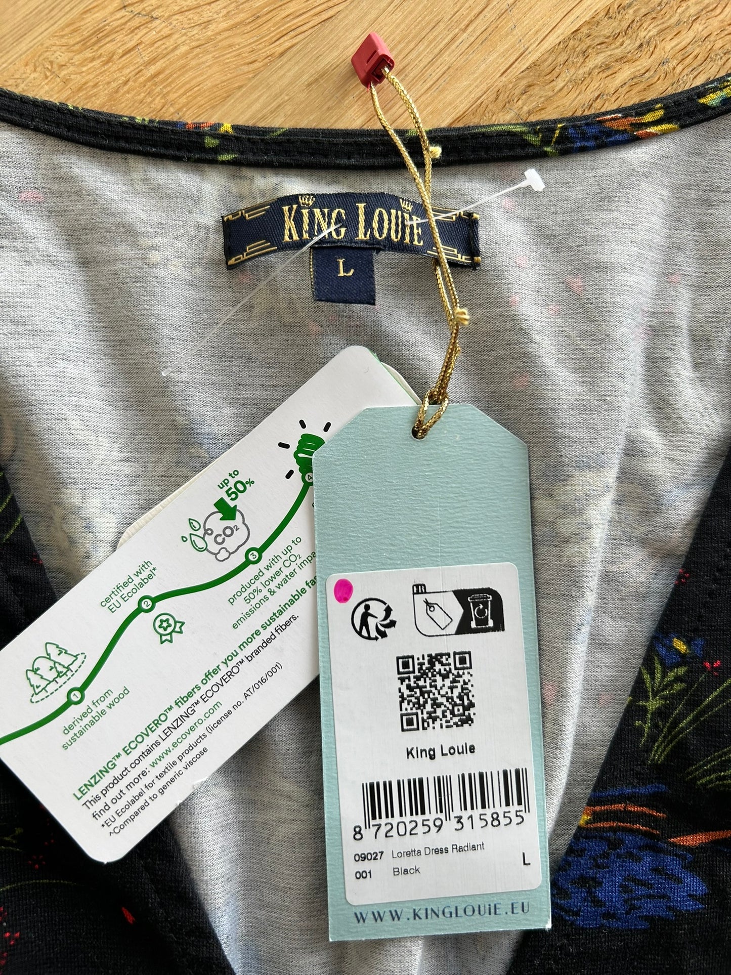 King Louie - maat L - loretta dress