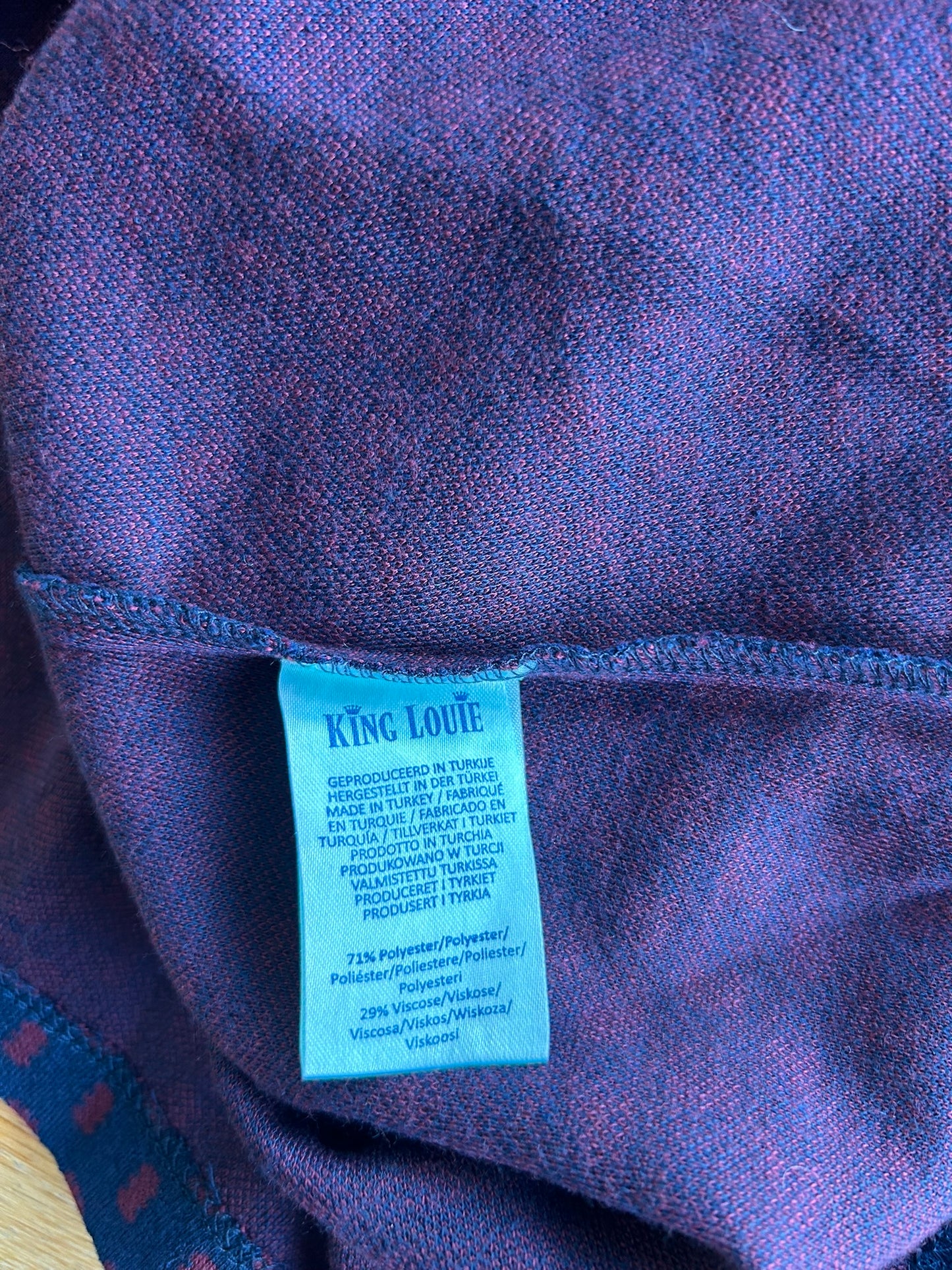 King Louie - maat L - duffy dress