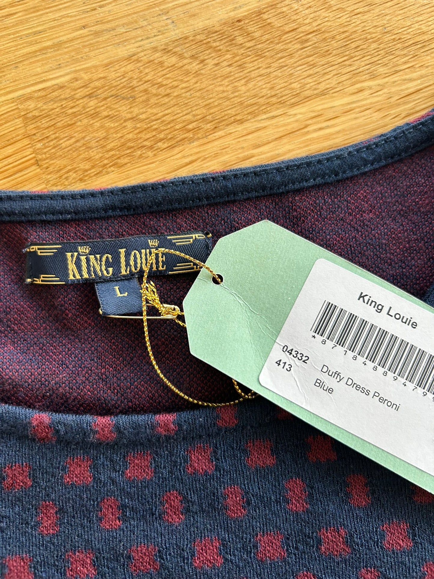 King Louie - maat L - duffy dress