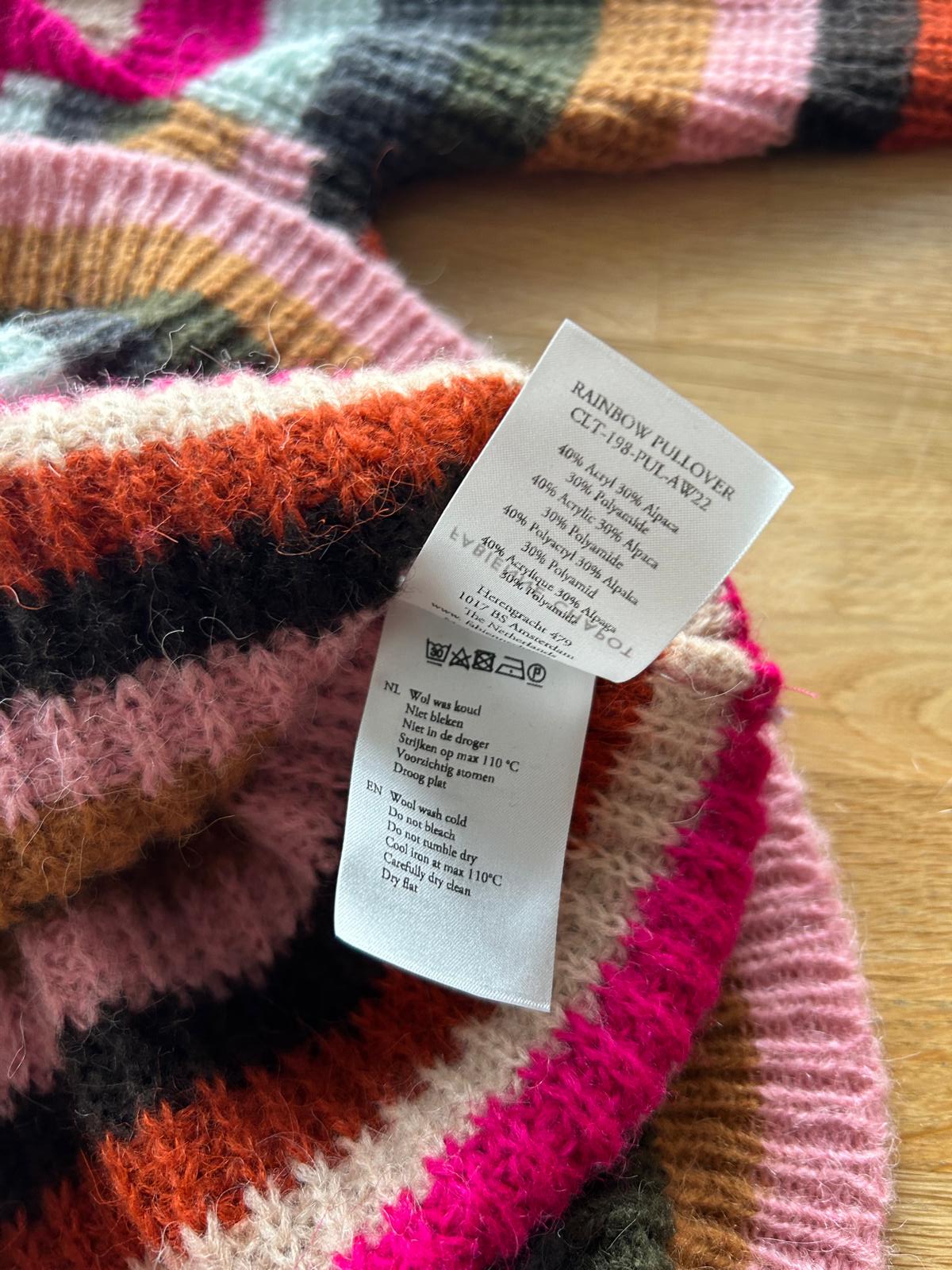 Fabienne Chapot - maat XXL - rainbow pullover NIEUW