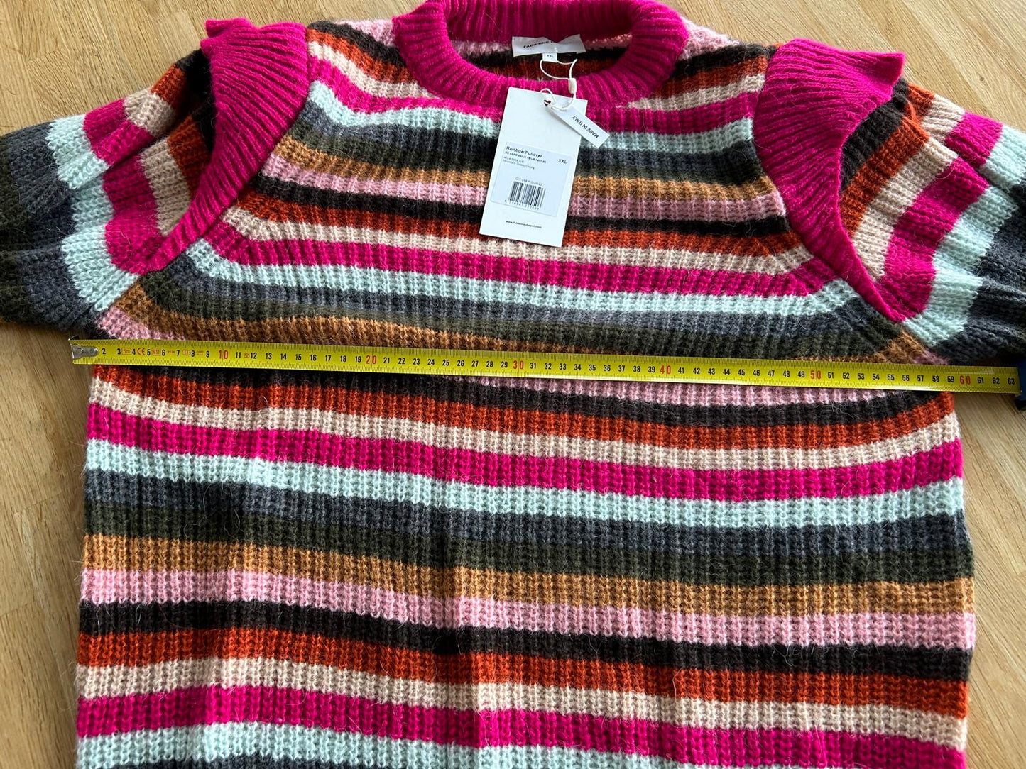 Fabienne Chapot - maat XXL - rainbow pullover NIEUW