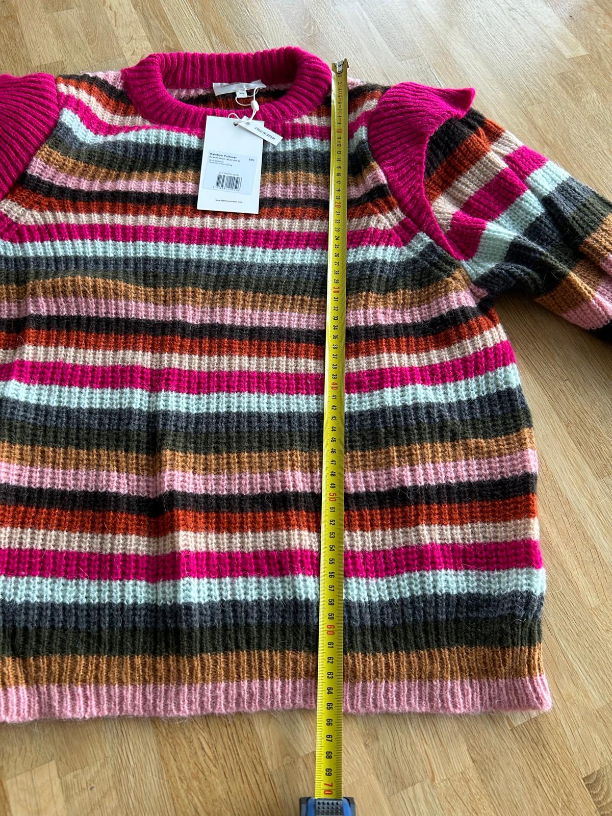 Fabienne Chapot - maat XXL - rainbow pullover NIEUW