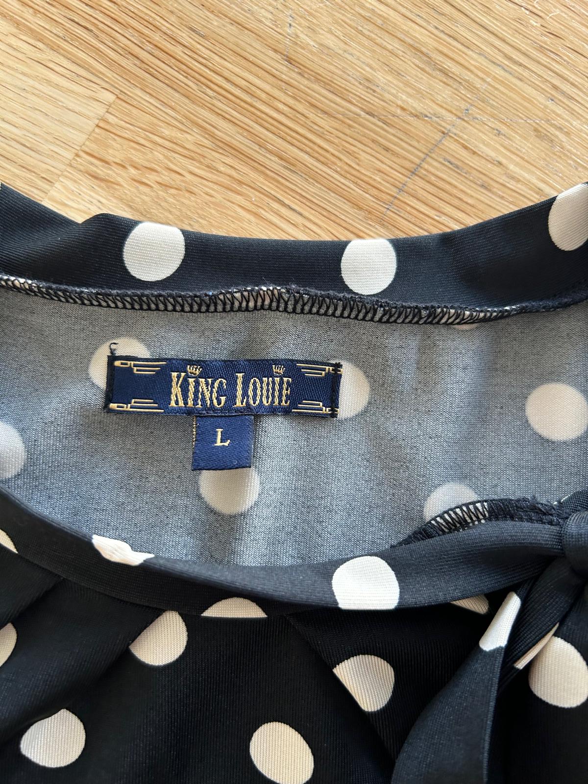 King Louie - maat L - elegante Violet jurk