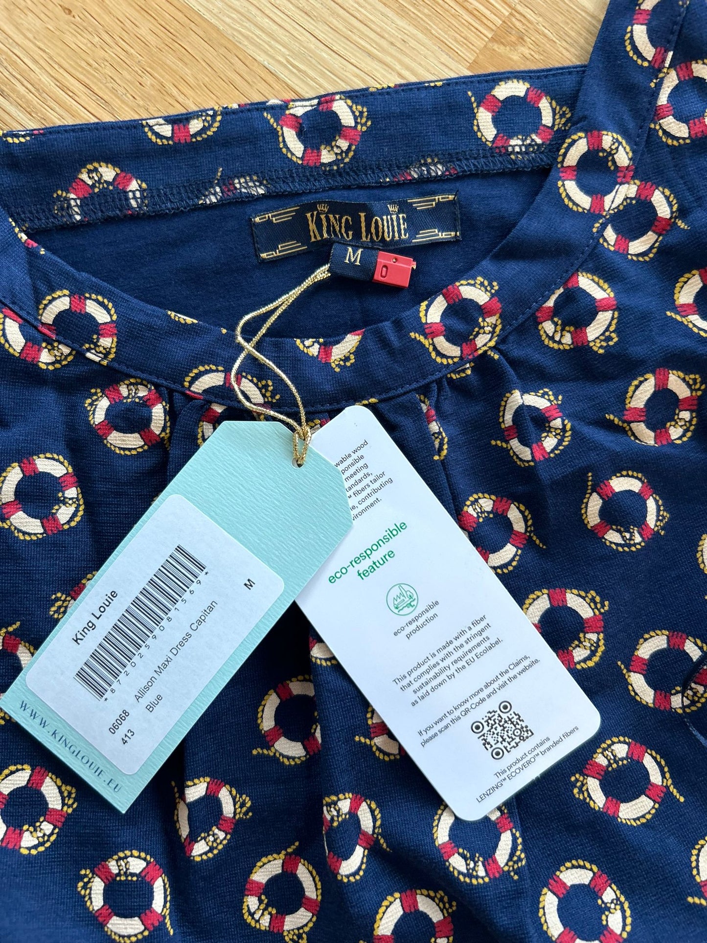 King Louie- maat M - maxi dress NIEUW