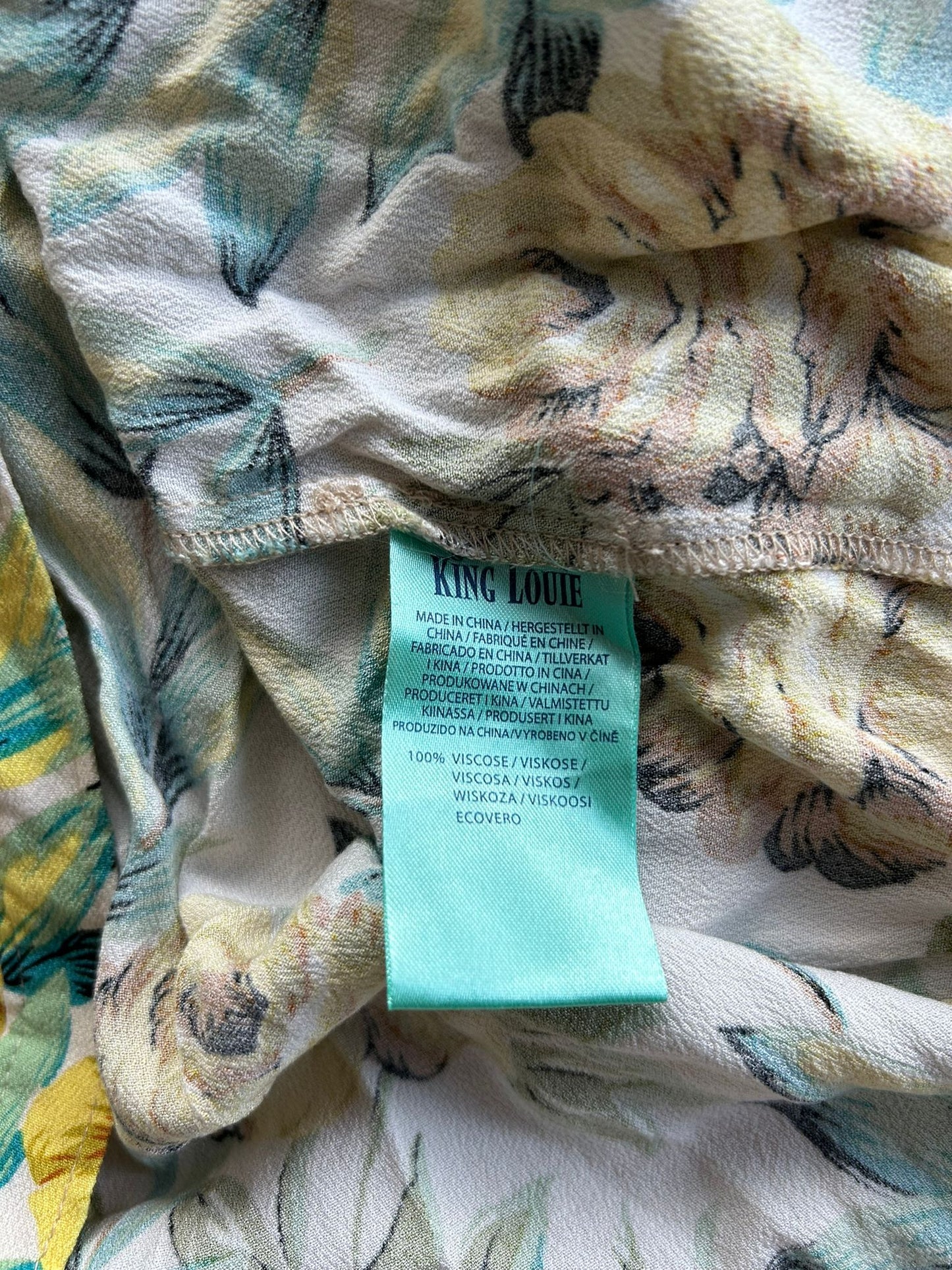 King Louie - maat 40 - blouse jurk