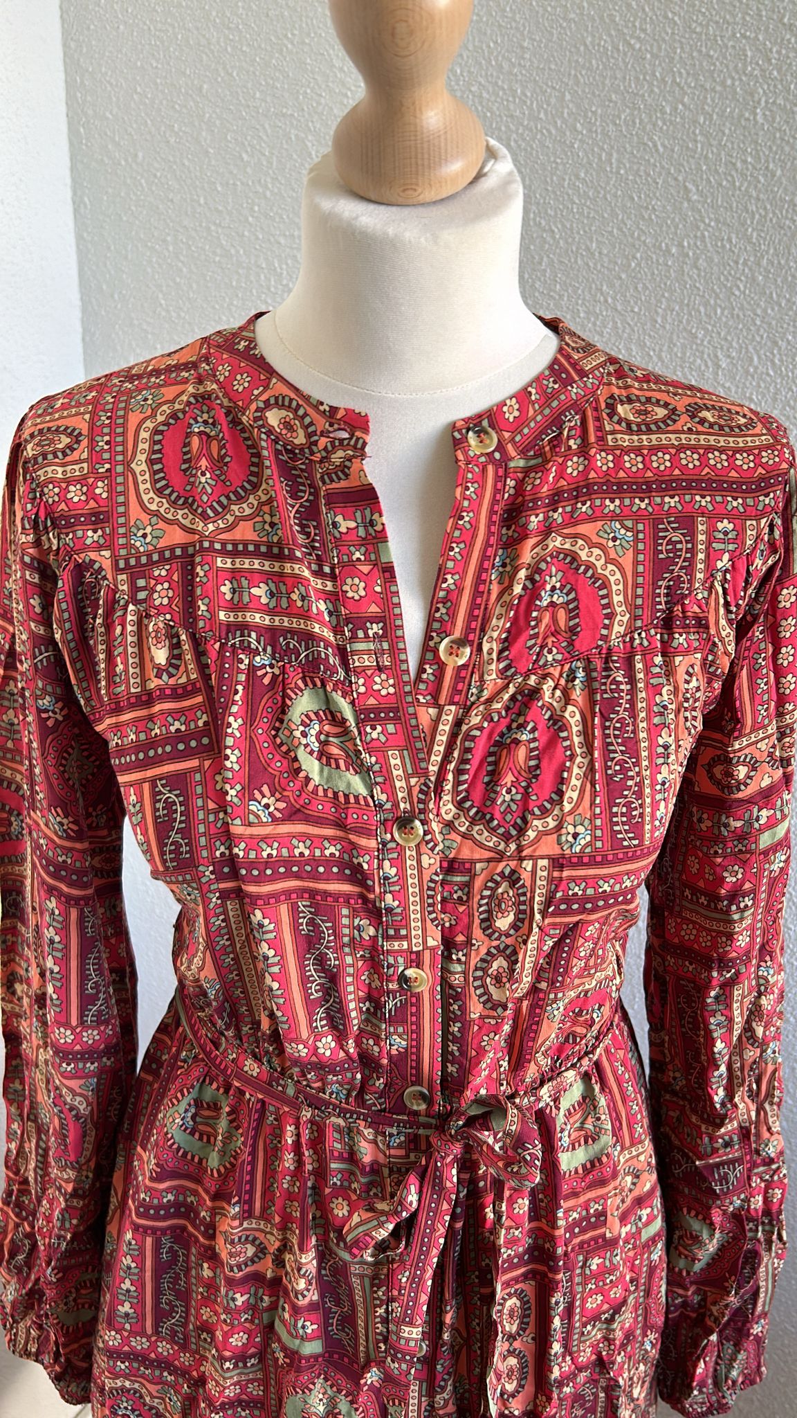 King Louie - maat 38 - blouse jurk NIEUW