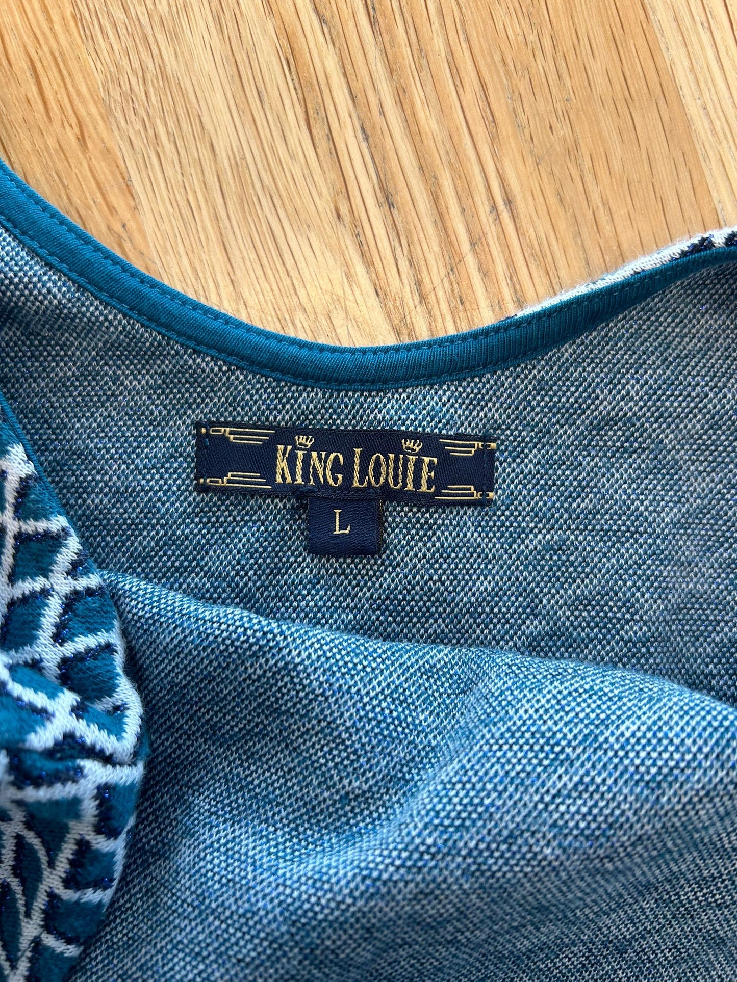 King Louie - maat L - classy elegante jurk