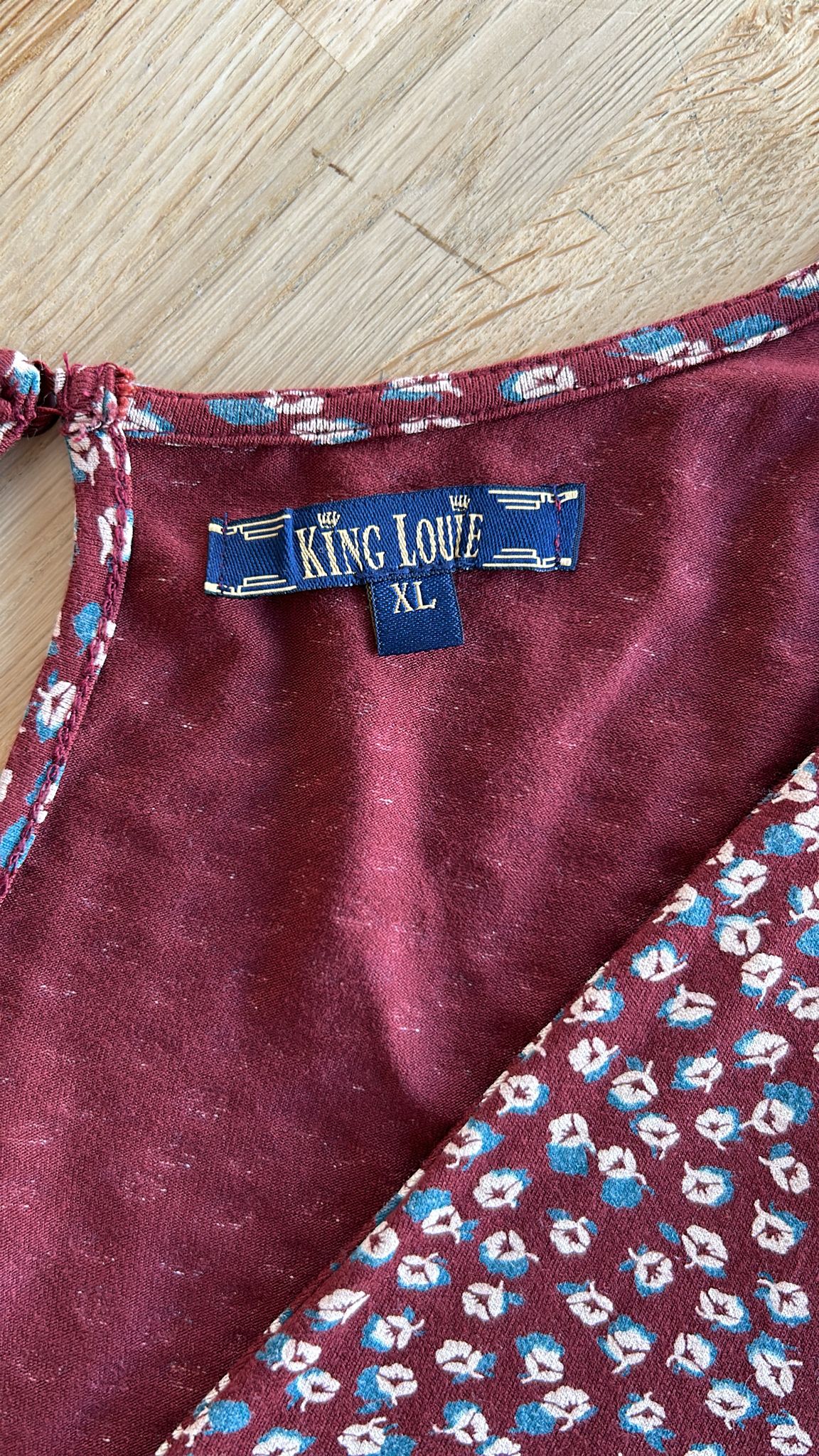 King Louie - maat XL - midi jurk