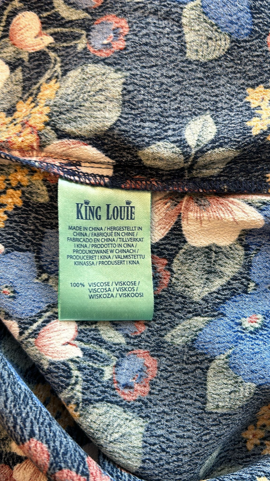 King Louie - maat 40 - retro jurk