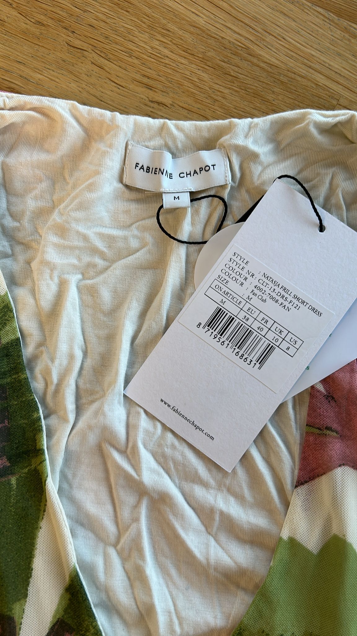 Fabienne Chapot - maat M - natasja frill dress NIEUW