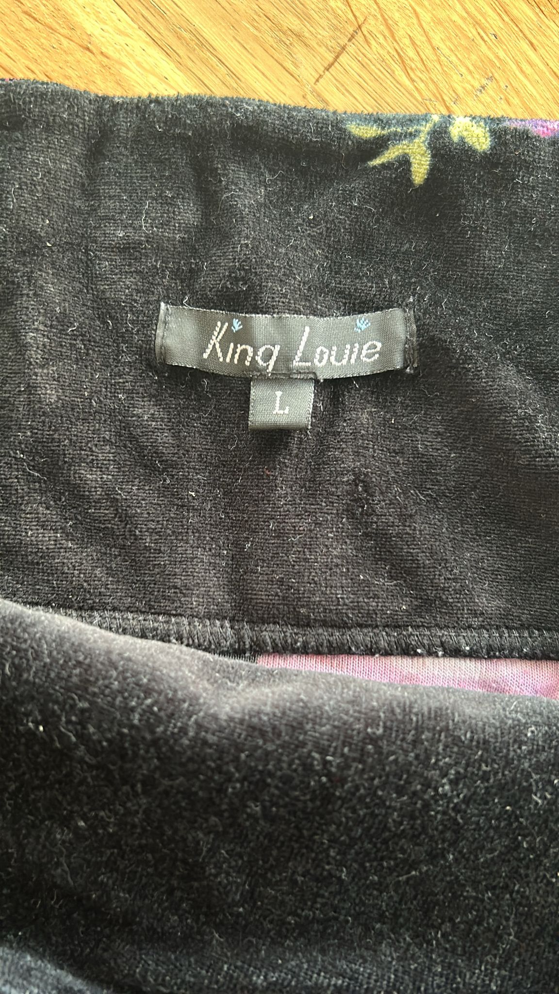 King Louie - maat L - velvet rok