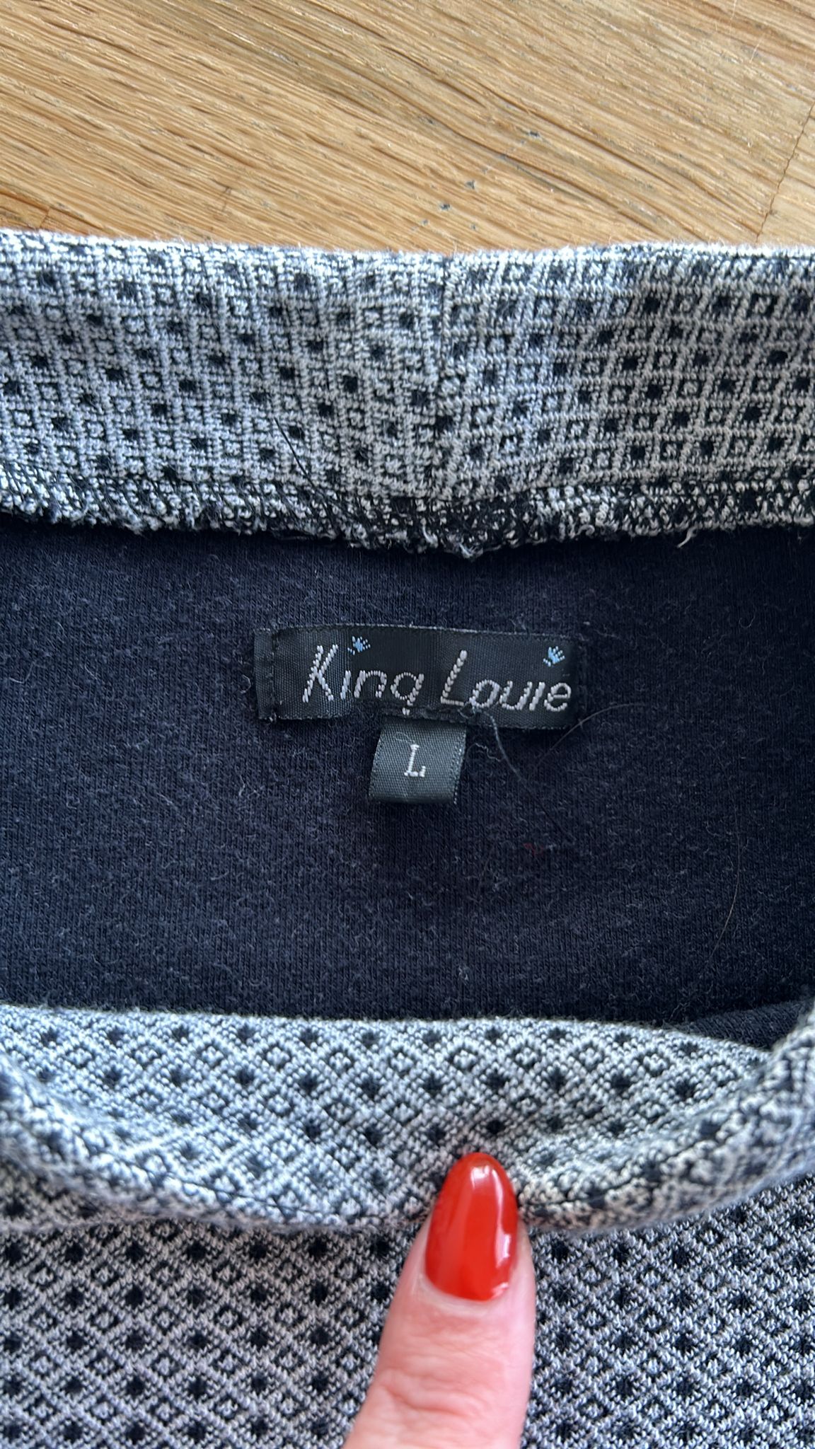 King Louie - maat L - retro winter jurk