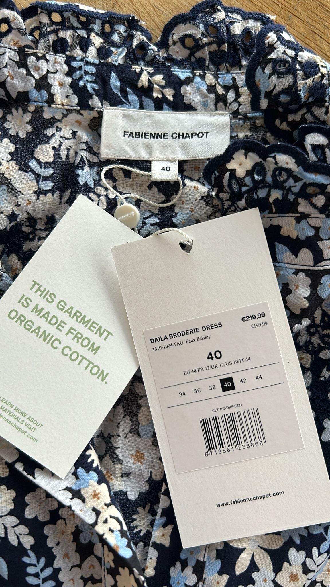 Fabienne Chapot - maat 40 - Daira broderie dress NIEUW