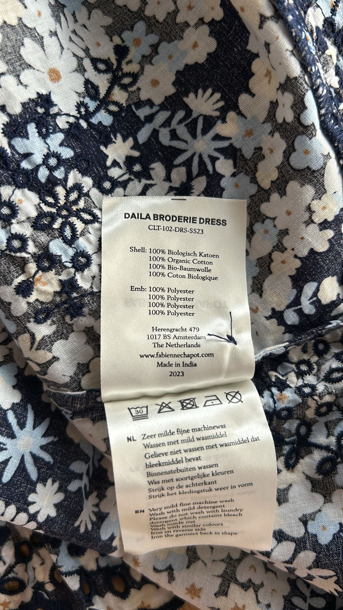 Fabienne Chapot - maat 40 - Daira broderie dress NIEUW